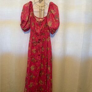 Spell & the Gypsy Pink Floral Maxi Dress